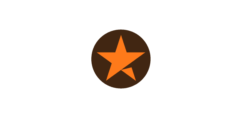 A dark Orange Circle with the Orange Trustpilot star in the centre